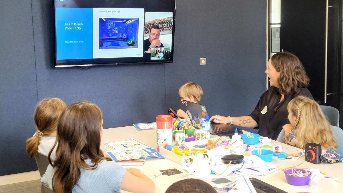 London FlyKids meeting with Flywire CEO Mike Massaro