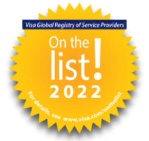 Visa Global Registry of Service Providers, On the list! 2022 - For details, see www.visa.com/onthelist: more information